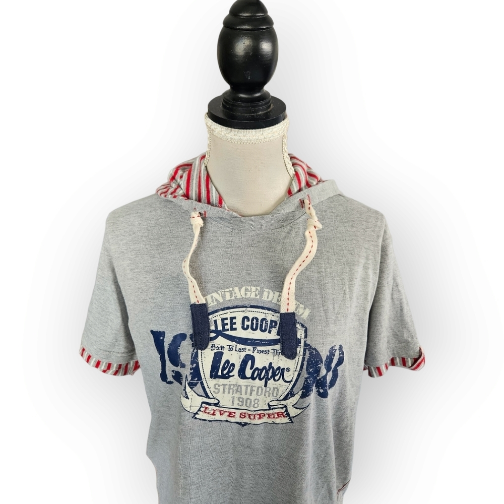 Lee Cooper | Unisex Shirt With Hood |Size Medium | NWT - Picture 3 of 9